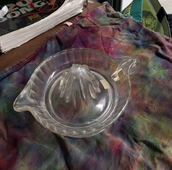 Antique Glass Jandled Juice Reamer - Picture 3 of 8